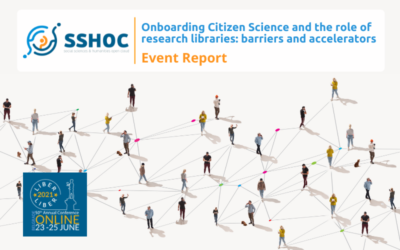Onboarding Citizen Science and the role of research libraries: barriers and accelerators – Post Event Report